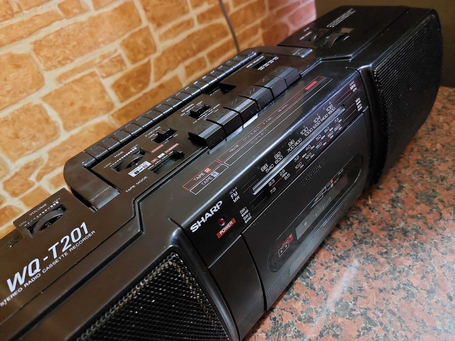 SHARP WQ T201 TWINCAM Original Магнитофон Vintaje Japan