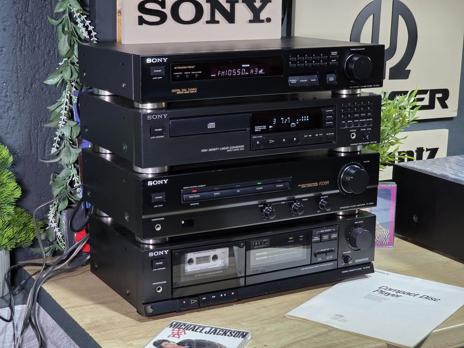 Linie audio SONY ,amplificator, deck,cd-player, tuner,hifi