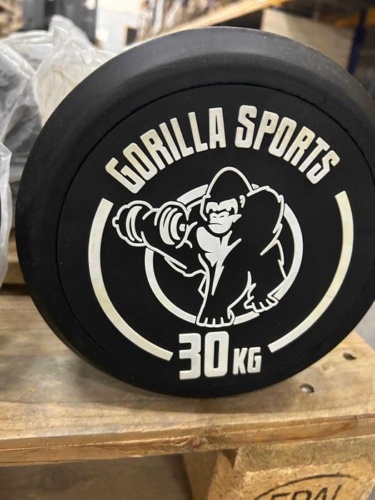 Pachet gantere fixe cauciucate 77,5 kg : 10, 17,5; 20 ,30