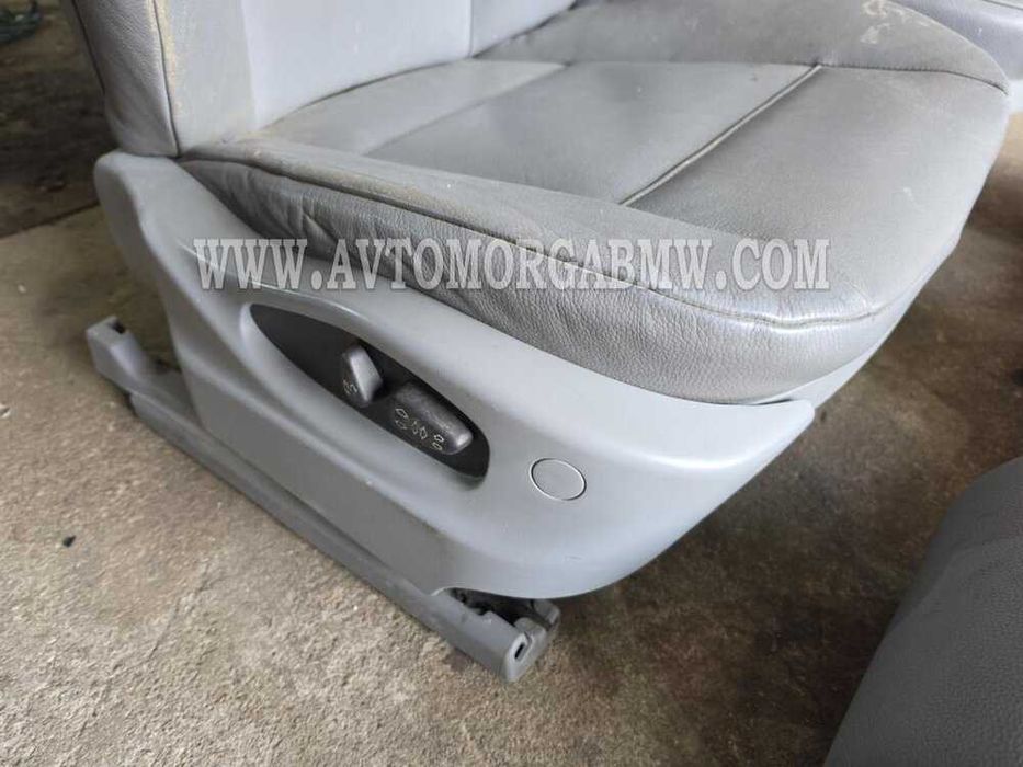 Сив кожен салон БМВ Х5 Е53 BMW X5 E53