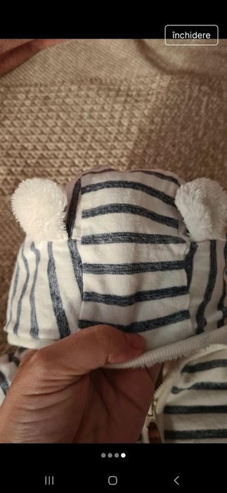 Set 2 geci pufoase, ca noi, masura 68