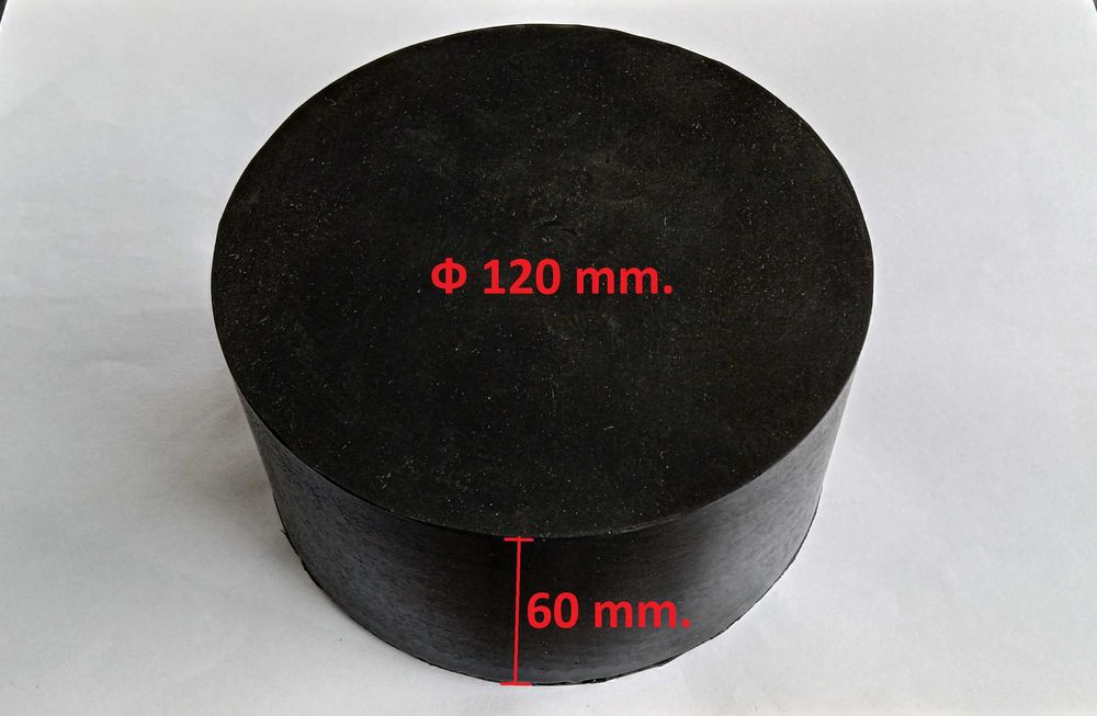 Плътни кръгли гумени тампони