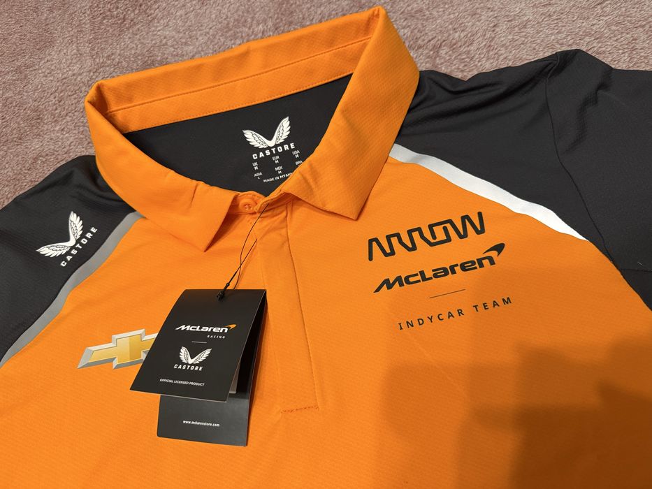 Castore McLaren Official Indy Car Team Polo Shirt (M)