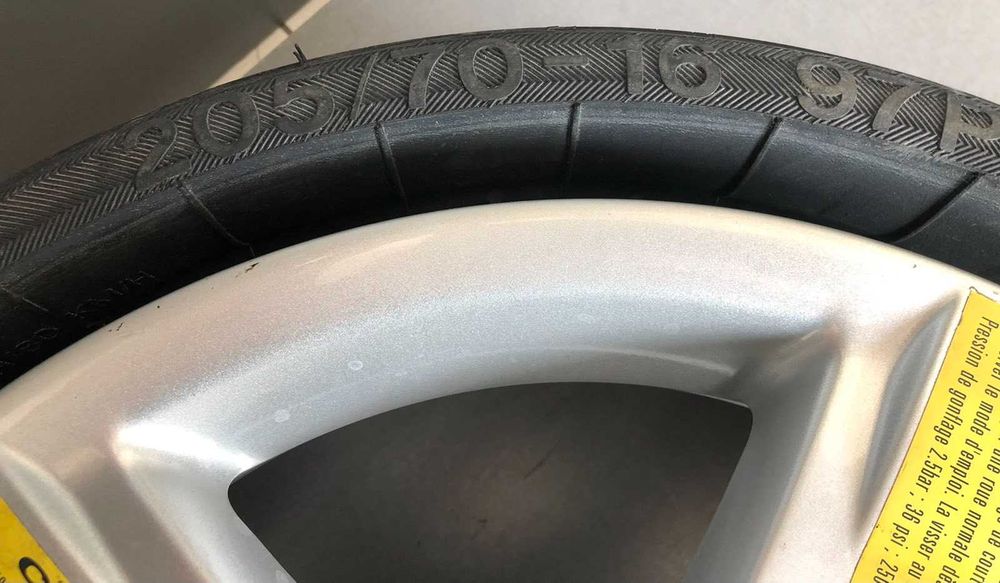 Резервна гума за AUDI ALLROAD A6  от 2001 до 2005 16цола.