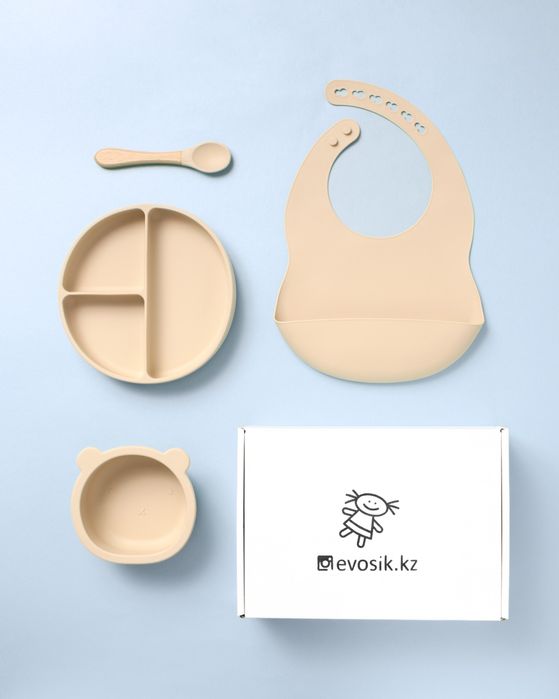 Детская силиконовая посуда