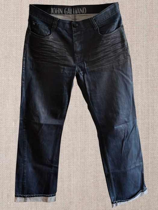 John Galliano мъжки дънки L – дизайнерска луксозна марка!