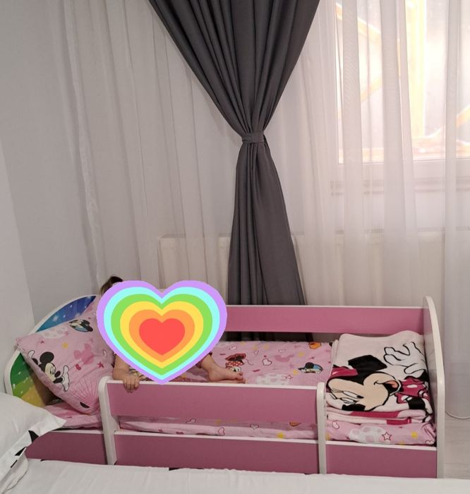 Vand pat patut unicorn pentru fetite