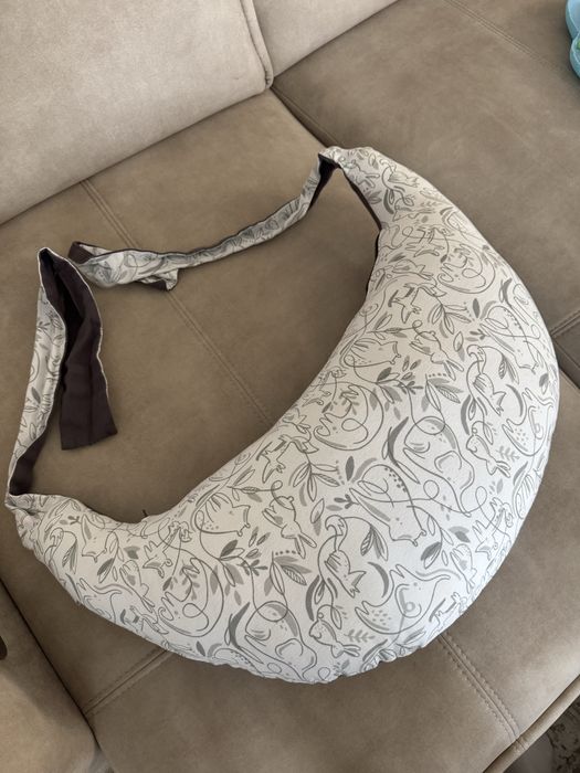 Възглавница за кърмене hippychick animal friends grey