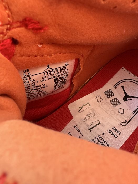 W Air Jordan 1 Zoom Air Cmft Fire Red Hot Curry,marime 36