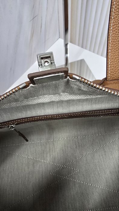 Сумка из натуральной кожи в стиле hermes