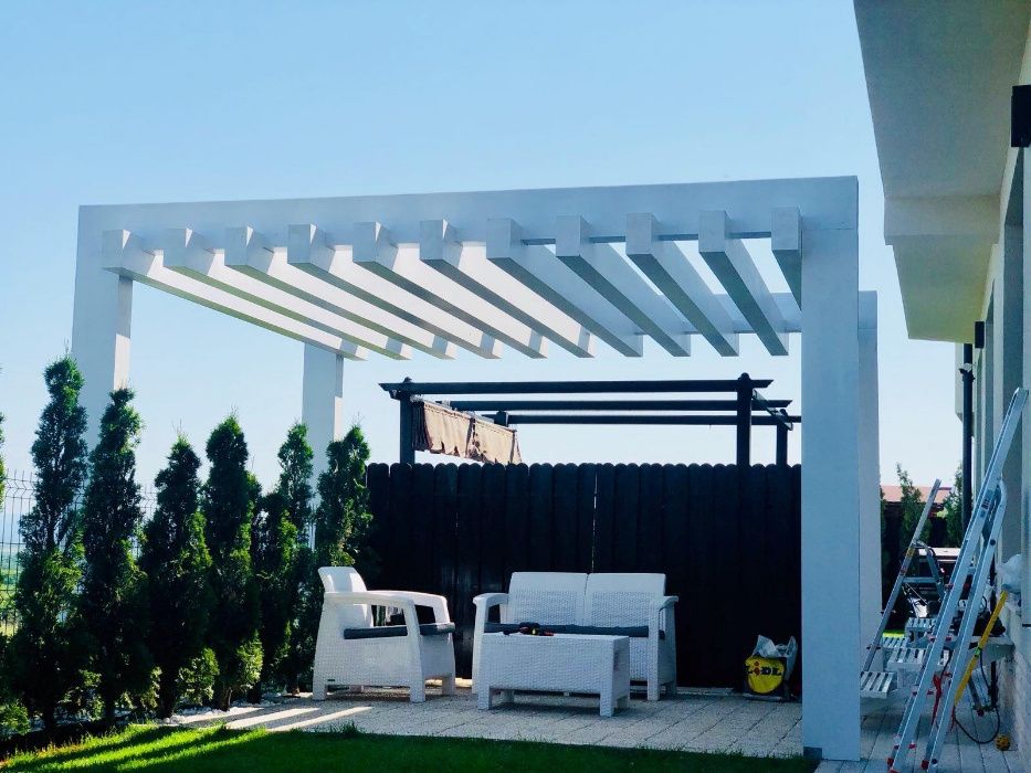 Terase din lemn lamelar ultrafinisat