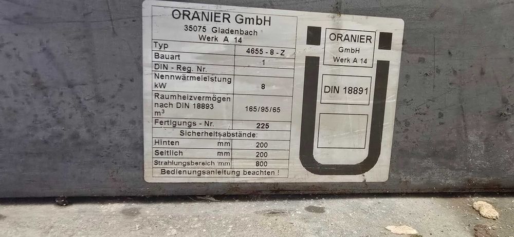 Semineu pe lemne Germania