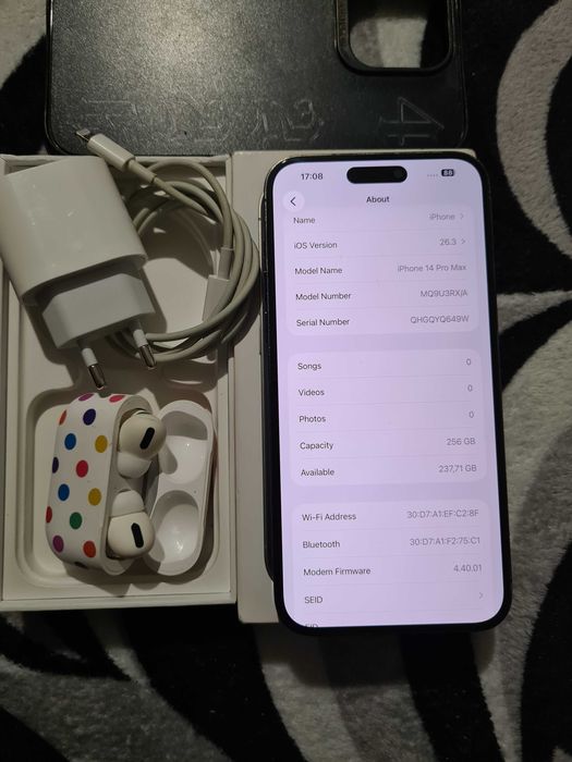 Iphone 14 pro max de 256 gb