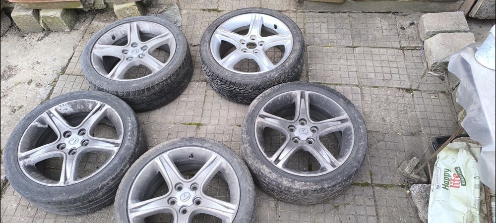 „17'' джанти 5x114.3 Lexus IS200 – 5 броя“