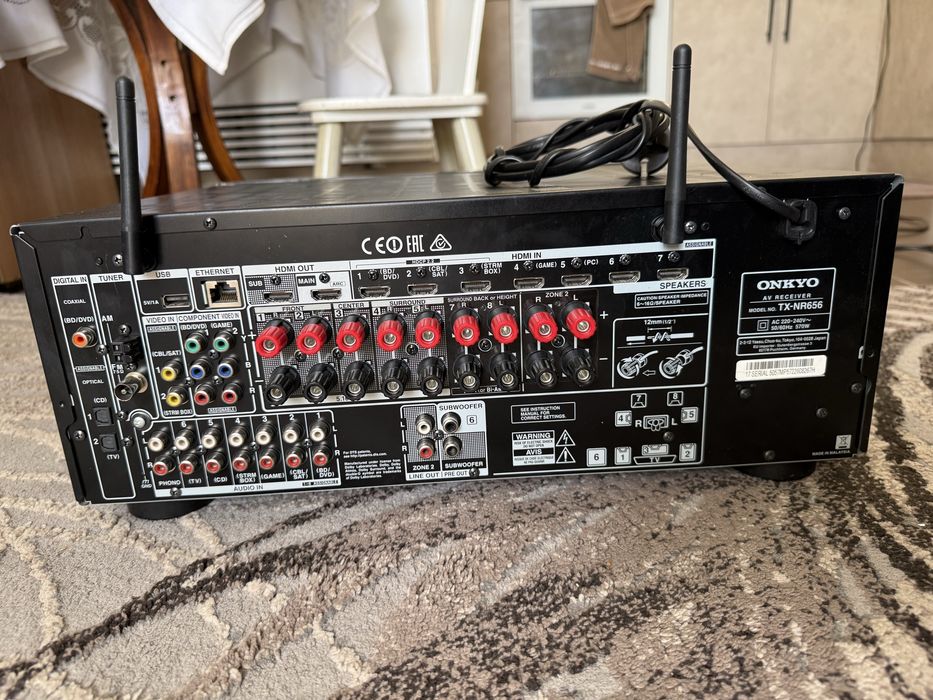 Onkyo TX-NR656 Blyetooth Wi-Fi 7.2 канала
