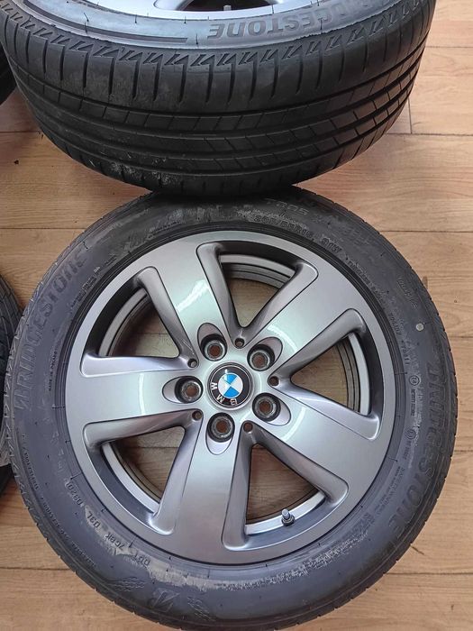 Jante 16 BMW seria 1 F40 seria 2 F44 cu senzori și anvelope vară OEM