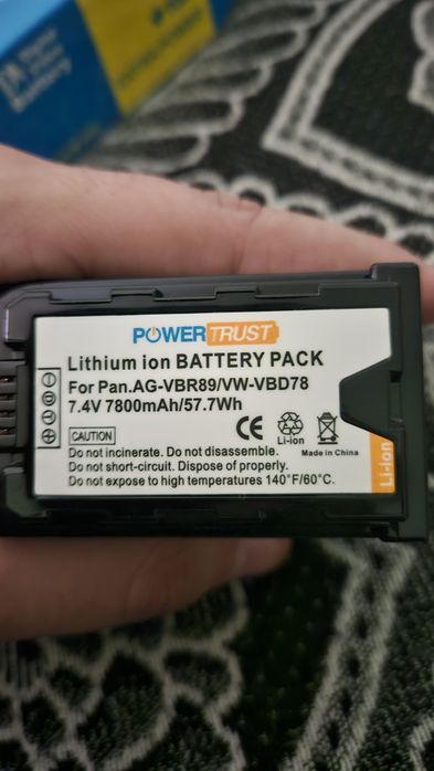 2х Батерии за видеокамера Panasonic AG-VBR89