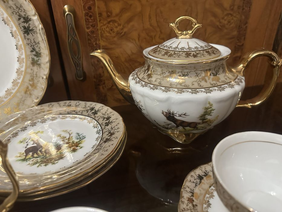 Чешкая охота ! Чайный сервиз
