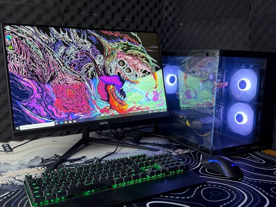 Мощный Игровой Компьютер ( Полный комплект) Монитор 165 Гц Новый GTX