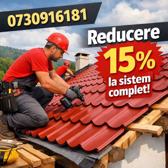 Montaj si reparatii acoperisuri, dulgherie mansardari sisteme pluviale