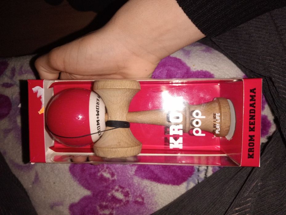 Kendama krom pop