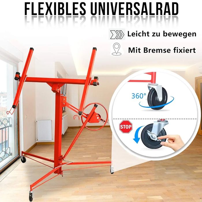 Подъемник для листов гипсокартона и панелей Мдф : 3.8м. | 68кг Максима