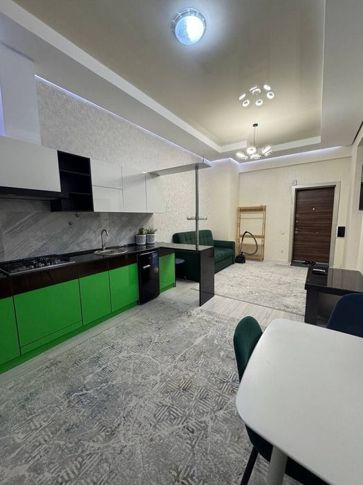Ташкент Сити Гарденс, 2х комнатная квартира 45м² новый ремонт и мебель
