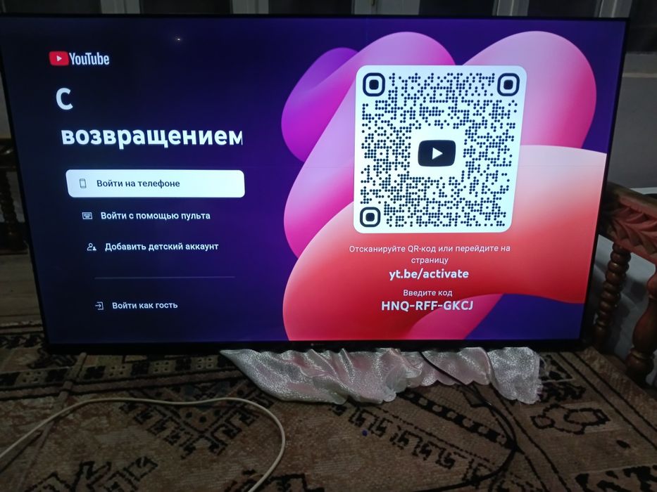 Телевизор иммер кам ишлаган 55   тали смарт