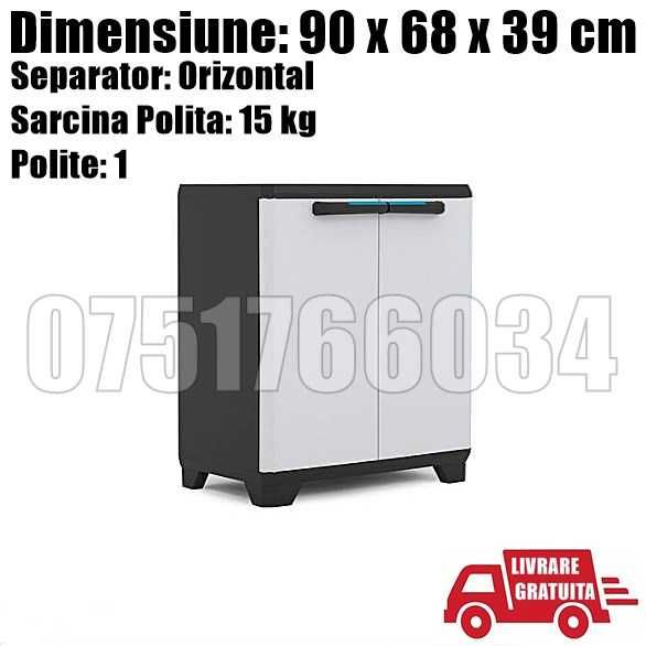 Dulap Vestiar Cabinet Depozitare Plastic 173x68x39cm LIVRARE GRATUITA