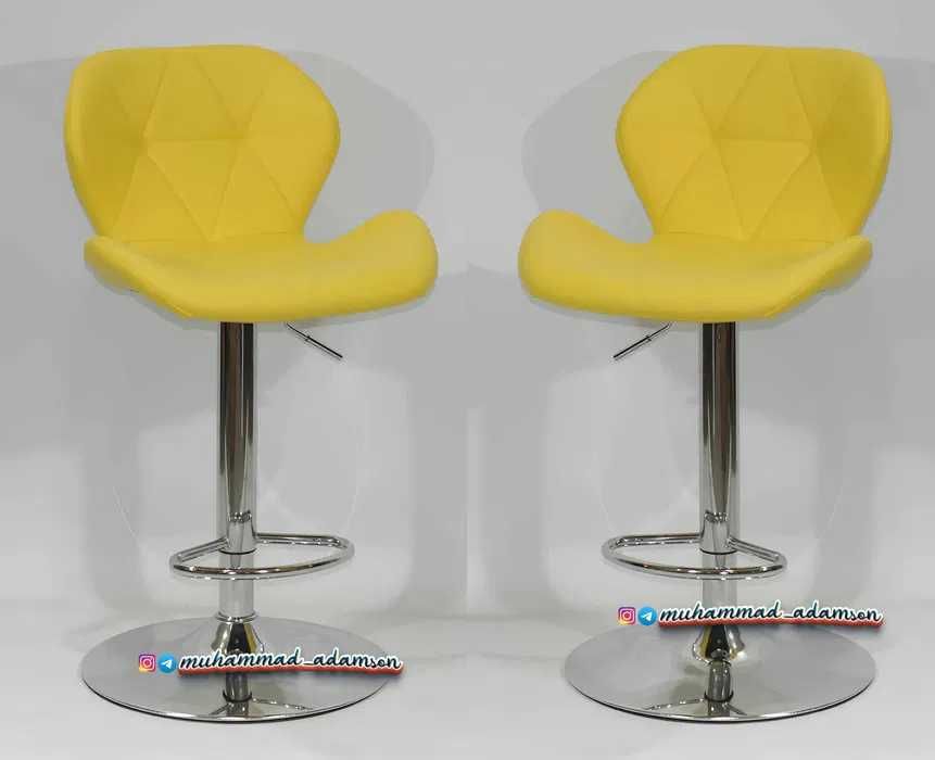 Барный стул Лагу желтого цвета с бесплатной доставкой – качество 100%