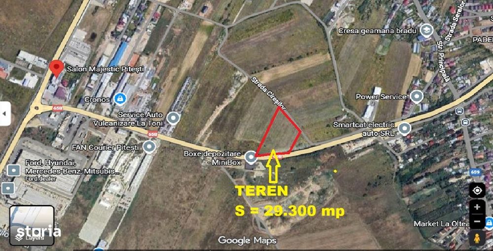 Albota, jud. Arges vand teren 29.300 mp 150 ml