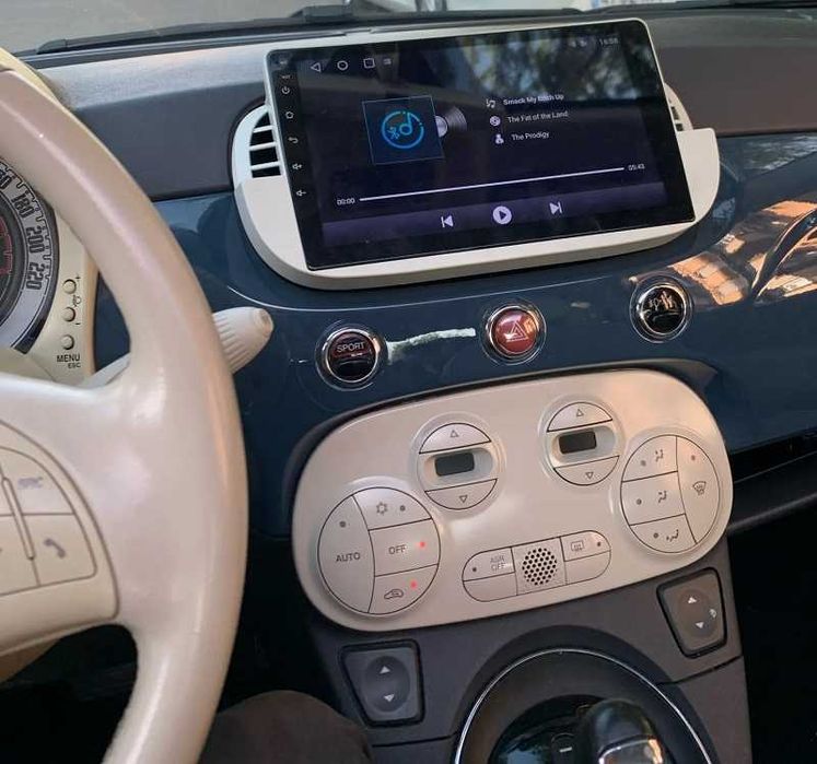 Fiat 500 мултимедия Android GPS навигация