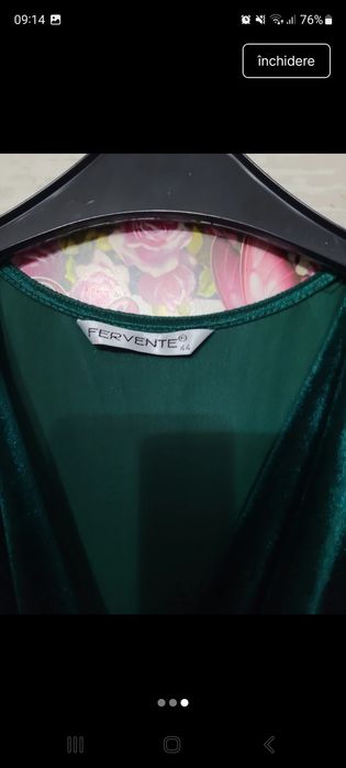 Rochie eleganta de catifea