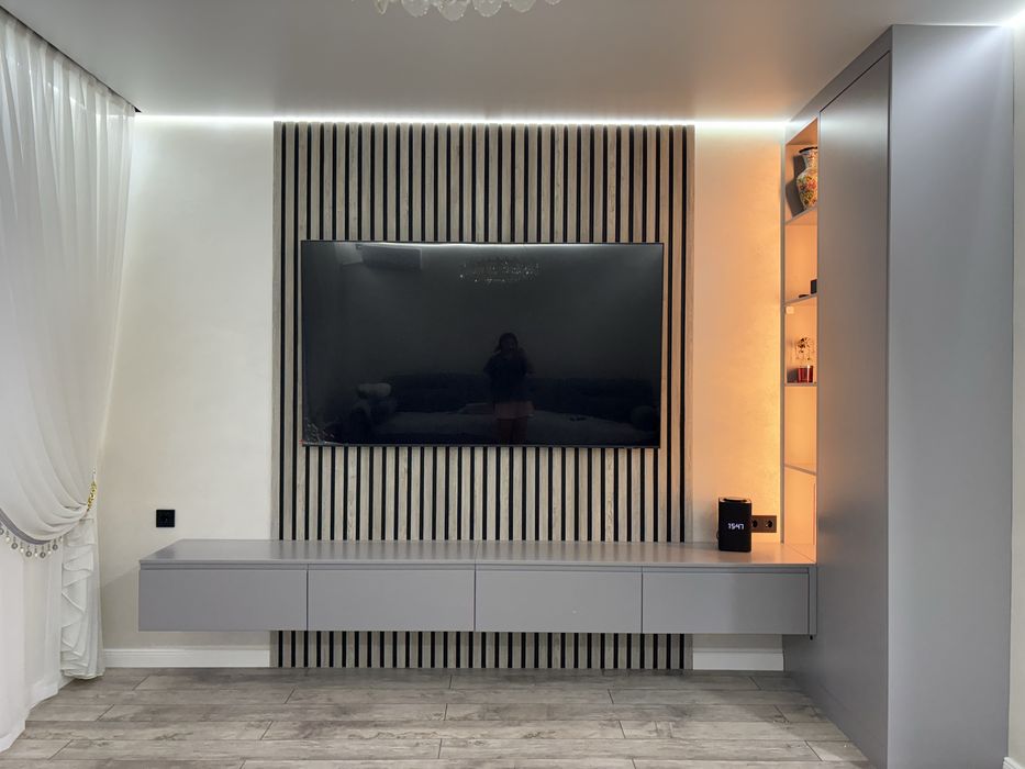Стильная и современная ТВ-зона