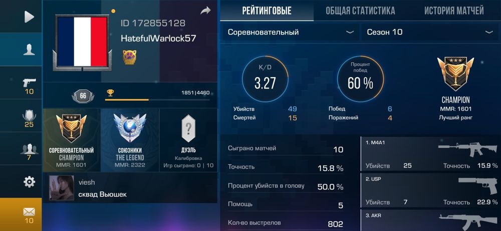 Продаётся аккаунт в Standoff 2