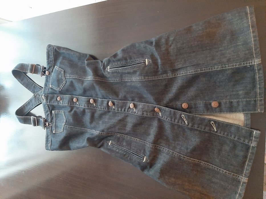 Дънков сукман на Mustang, кожена рокля Pepe jeans