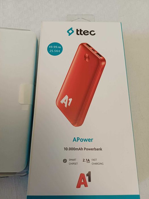 ttec APower 10 000 mAh – Бързо зареждане (A1)