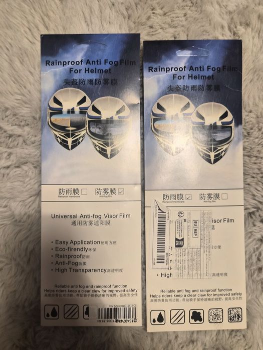 Folie casca moto  anti aburire sau anti ploaie