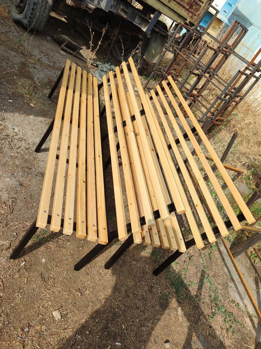 Скамейка со спинкой 2 метра