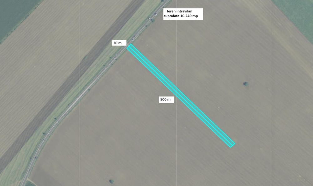 Teren de vanzare Movilita la DN2