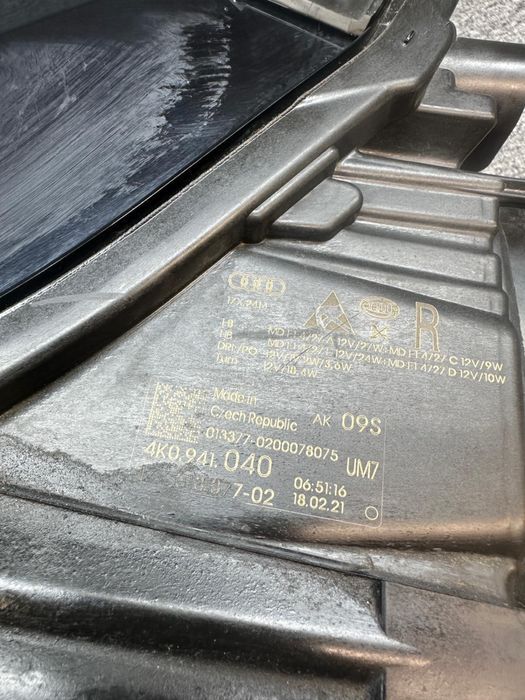 far dreapta audi a6 4k c8 full led