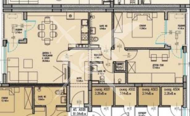 Продава се Тристаен апартамент в Бургас, Славейков - 104 кв.м за 1000 €/кв.м - Снимка #1