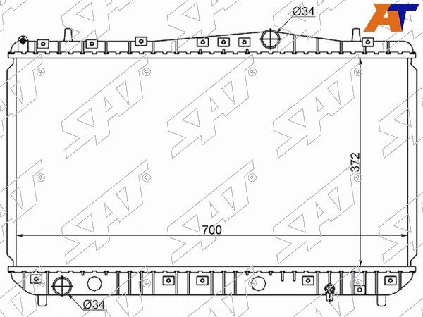 Радиатор Suzuki Forenza