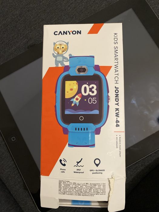 Смарт часовник детски CANYON