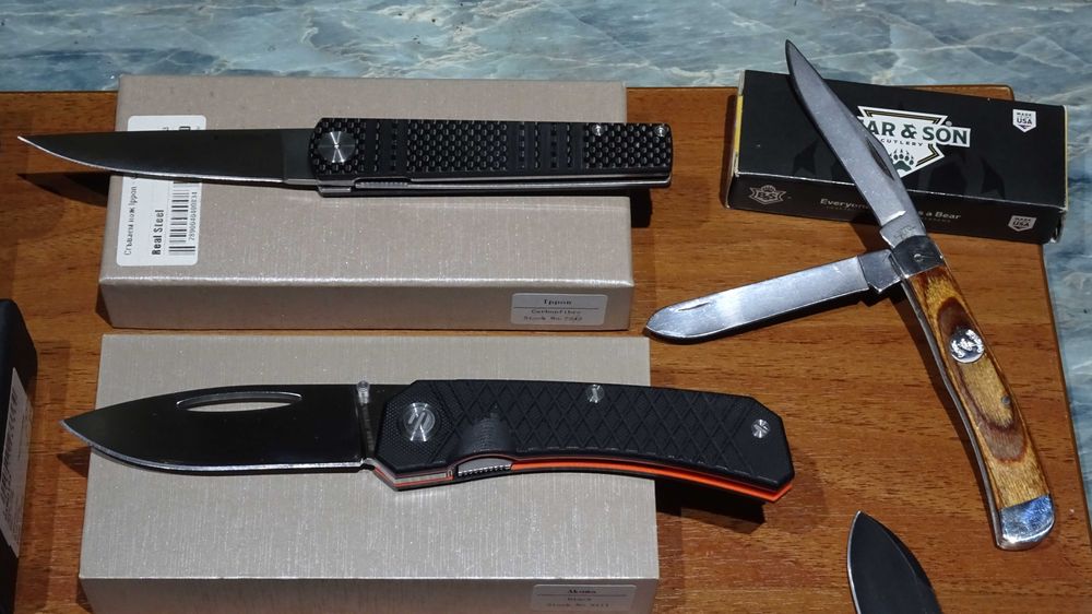 Kizer RealSteel Boker Revo Kershaw Bear&Son