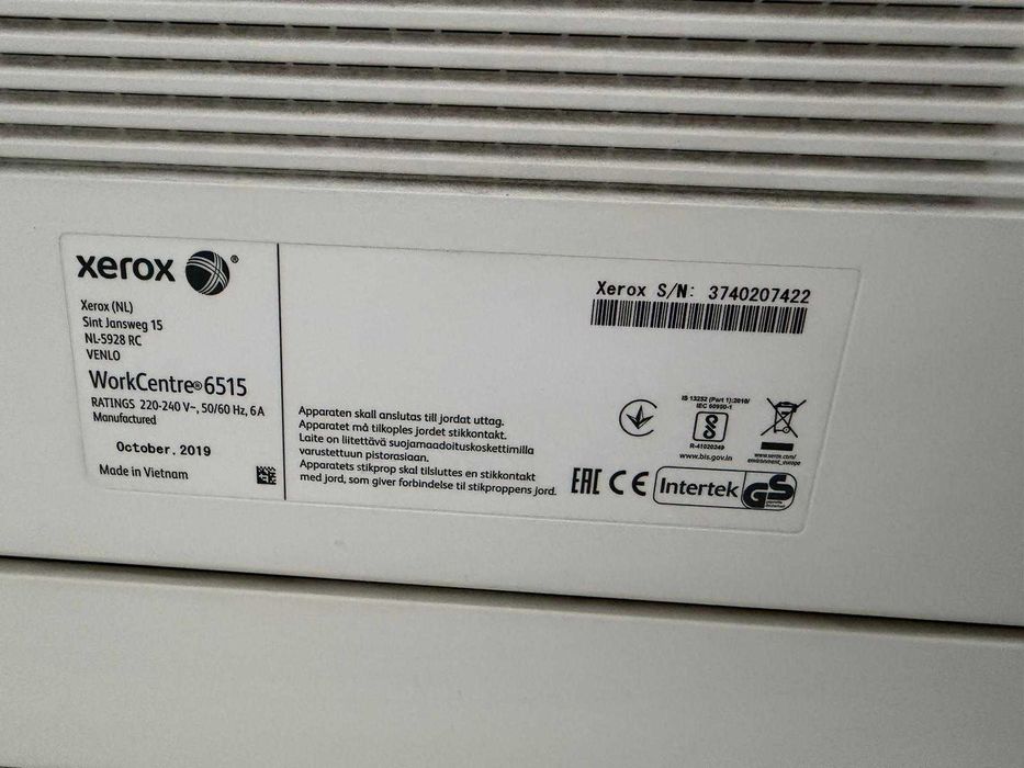 Multifunctional Laser Color Workcentre Xerox 6515, A4