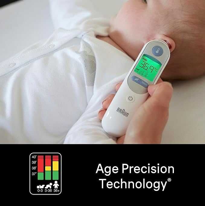 Ушен термометър Braun ThermoScan 7 (IRT 6520) за деца 0+ Age Precision