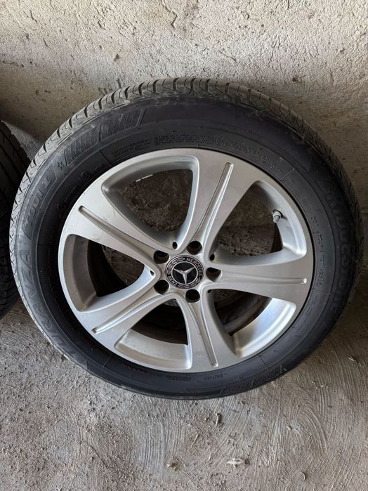 Set 4 jante originale Mercedes 17" (E-Class W212/W213) cu anvelope 225/55 R17