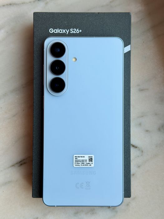 Samsung S26 Plus, 5G, 12/256, Sky Blue - nou, 1 ciclu