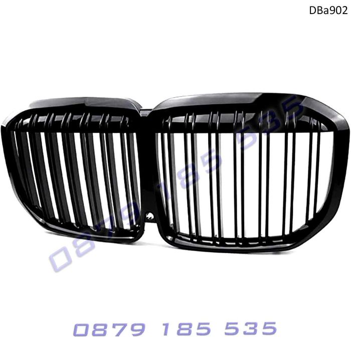 Черни двойни тунинг бъбреци BMW X7 G07 бмв х7 bubreci предни решетки